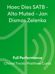 Haec Dies SATB - Alto Muted - Jan Dismas Zelenka