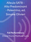 Alleuia SATB - Alto Predominant - Palestrina, ed. Simone Olivieri