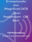 Et misericordia eius (Magnificat) SATB - Tenor Predominant - CPE Bach