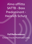 Alma afflitta SATTB - Bass Predominant - Heinrich Schutz