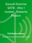 Exaudi Domine SATB - Alto 1 muted - Roberto Padoin