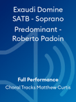 Exaudi Domine SATB - Soprano Predominant - Roberto Padoin