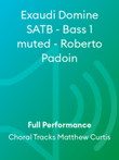 Exaudi Domine SATB - Bass 1 muted - Roberto Padoin