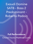 Exaudi Domine SATB - Bass 2 Predominant - Roberto Padoin