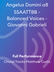 Angelus Domini a8 SSAATTBB - Balanced Voices - Giovanni Gabrieli