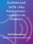 Exultate justi SATB - Alto Predominant - Ludovico da Viadana