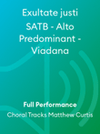 Exultate justi SATB - Alto Predominant - Viadana