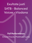 Exultate justi SATB - Balanced Voices - Viadana