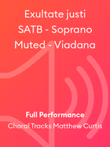 Exultate justi SATB - Soprano Muted - Viadana