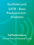 Exultate justi SATB - Bass Predominant - Viadana