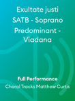 Exultate justi SATB - Soprano Predominant - Viadana