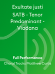 Exultate justi SATB - Tenor Predominant - Viadana