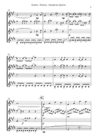 Golden Saxophone Quartet scores gallery preview page 5