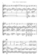 Golden Saxophone Quartet scores gallery preview page 6