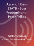 Ascendit Deus SSATB - Bass Predominant - Peter Philips