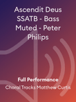 Ascendit Deus SSATB - Bass Muted - Peter Philips