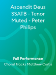 Ascendit Deus SSATB - Tenor Muted - Peter Philips