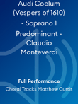 Audi Coelum (Vespers of 1610) - Soprano 1 Predominant - Claudio Monteverdi