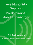 Ave Maria SA - Soprano Predominant - Josef Rheinberger
