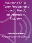 Ave Maria SATB - Tenor Predominant - Jacob Handl, ed. Aristotle A. Esguerra