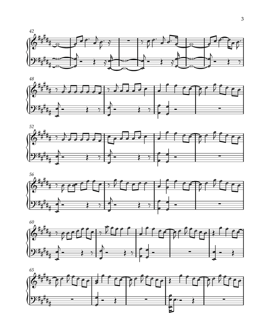 Yahweh We Love You by Elevation Worship Easy Piano - Digital Sheet Music page 3