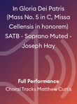 In Gloria Dei Patris (Mass No. 5 in C, Missa Cellensis in honorem) SATB - Soprano Muted - Joseph Hay