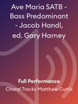 Ave Maria SATB - Bass Predominant - Jacob Handl, ed. Gary Harney