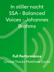 In stiller nacht SSA - Balanced Voices - Johannes Brahms