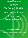 In te Domine speravi (Te Deum) SSATB - Accompaniment Track - Jan Dismas Zelenka