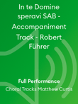 In te Domine speravi SAB - Accompaniment Track - Robert Führer