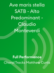 Ave maris stella SATB - Alto Predominant - Claudio Monteverdi