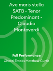 Ave maris stella SATB - Tenor Predominant - Claudio Monteverdi