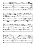 HANDEL Fugue in G major for string quartet String Quartet scores gallery preview page 4