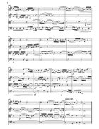 HANDEL Fugue in G major for string quartet String Quartet scores gallery preview page 5