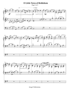 O Little Town of Bethlehem (St. Louis) for Organ Organ Accompaniment scores gallery preview page 3