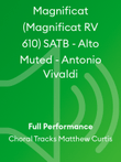 Magnificat (Magnificat RV 610) SATB - Alto Muted - Antonio Vivaldi