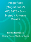 Magnificat (Magnificat RV 610) SATB - Bass Muted - Antonio Vivaldi
