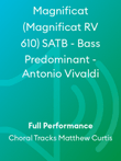 Magnificat (Magnificat RV 610) SATB - Bass Predominant - Antonio Vivaldi