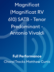 Magnificat (Magnificat RV 610) SATB - Tenor Predominant - Antonio Vivaldi