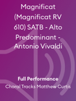 Magnificat (Magnificat RV 610) SATB - Alto Predominant - Antonio Vivaldi