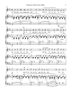 Francesco Paolo Tosti: Malìa (transposed to E flat Major) Piano, Vocal scores gallery preview page 3
