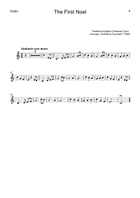 The First Noel - Violin, Viola and Piano. With Parts. Small Ensemble scores gallery preview page 3