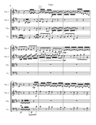 Fugue in D-Major (from Prelude and Fugue in D-Major, BWV 532) String Quartet scores gallery preview page 6