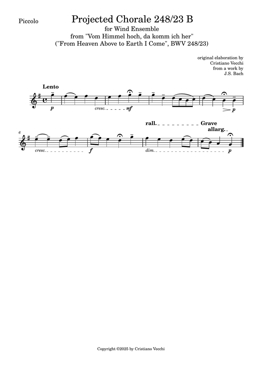 Projected Chorale 248/23 B for Wind Ensemble Large Ensemble - Digital Sheet Music page 4