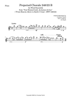 Projected Chorale 248/23 B for Wind Ensemble Large Ensemble scores gallery preview page 5