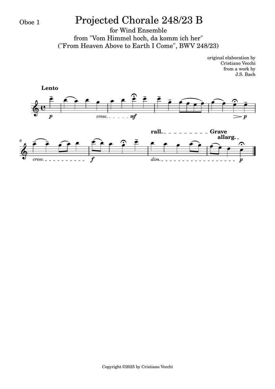 Projected Chorale 248/23 B for Wind Ensemble Large Ensemble - Digital Sheet Music page 6