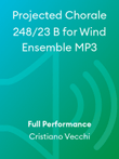 Projected Chorale 248/23 B for Wind Ensemble MP3