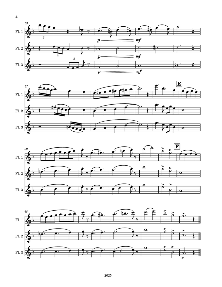 Joyful Summer Solstice by Eric Bingham-Kumpf Woodwind Trio - Digital Sheet Music page 4