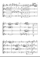 Scherzo - Saxophone Quartet Saxophone Quartet scores gallery preview page 3