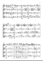 Scherzo - Saxophone Quartet Saxophone Quartet scores gallery preview page 5
